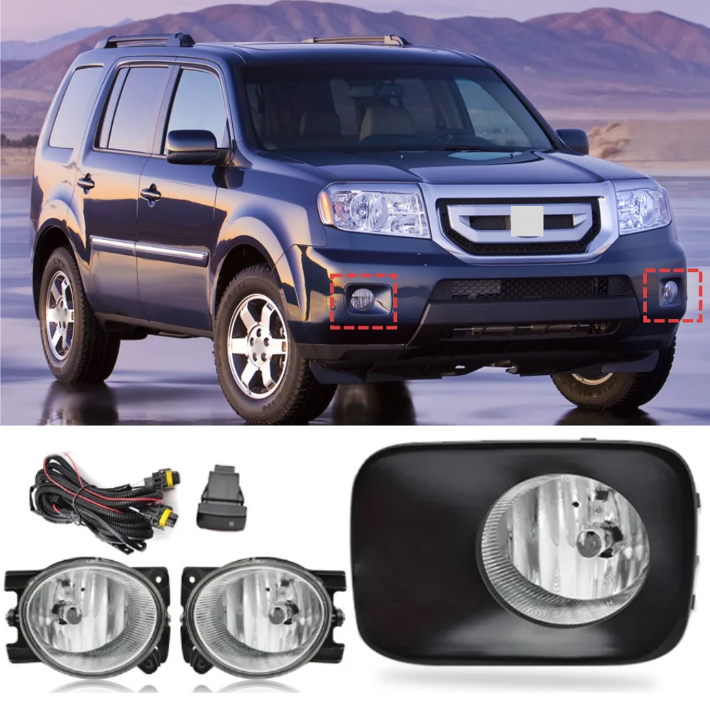 

For Honda Pilot 2009-2015 car front bumper daytime running light kit