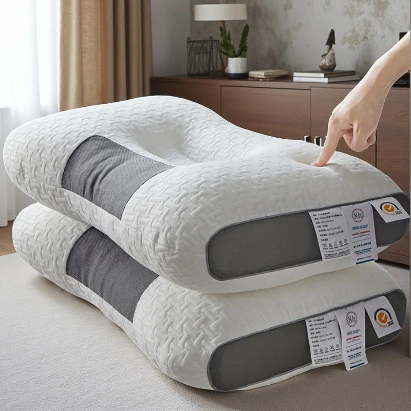 

Pillow protects cervical spine and helps sleep. Pillow core does not collapse for home use