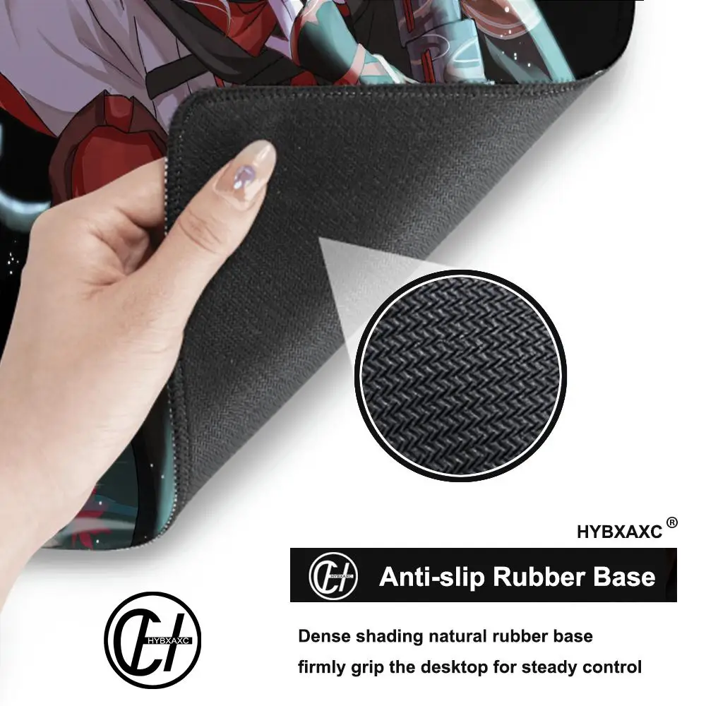 1pc Genshin Impact Mousepad Kazuha Mouse Pad Rubber Keyboard Padding Computer Pad PC Gaming Accessories Desk Mat
