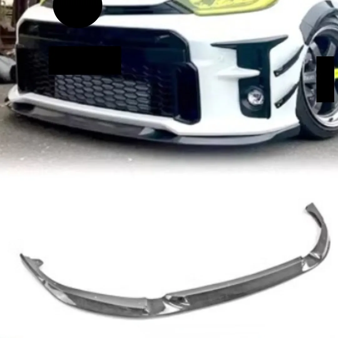 Carbon Fiber Front Lip Front Shovel Assembly For Toyota Yaris modified Auto Accessories