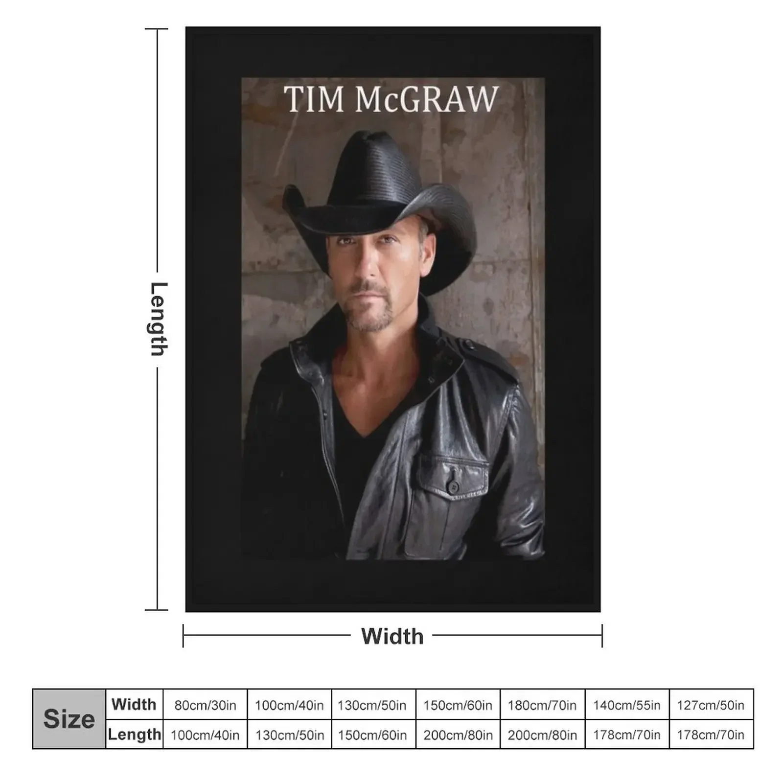 TIM McGRAW Throw Blanket valentine gift ideas Summer blankets and throws Sofa Quilt Blankets