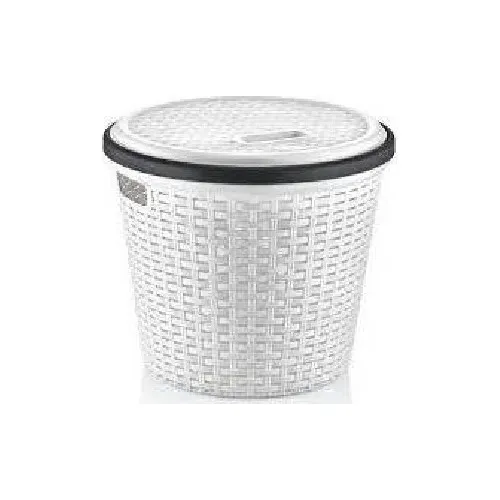 Primera Rattan Basket With Lid Round (13 Lt) Sp-140