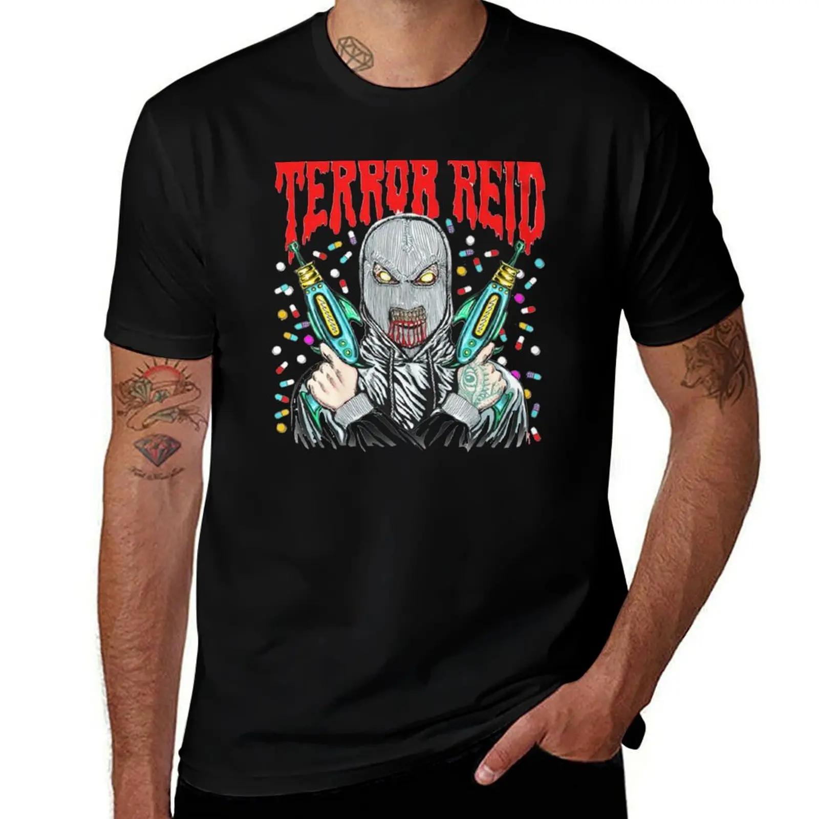 Terror Reid Logo T-Shirt Comfortable Daily Wear Tee T-Shirt