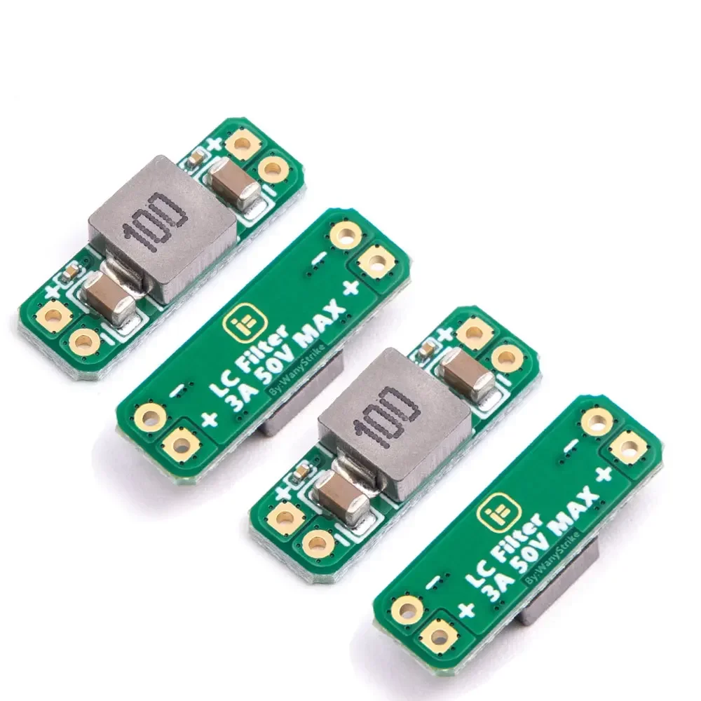4pcs LC Filter Module 3A 5-30V with Reverse Polarity Protection for FPV Drone RC Models Reduce Radiated Interference