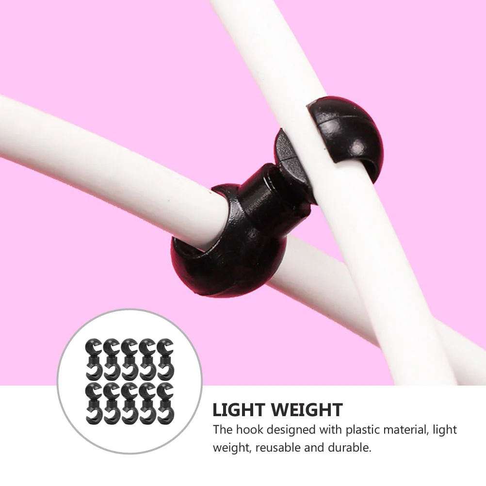 

20 pcs Fixing Buckle Bike Cable Clips For Brake Derailleur Line Organizer Rotating S-Hook Tidy Wire Buckle Cycling Cable Clips