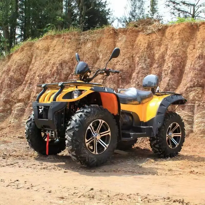 500CC 4-Stroke Engine 4WD Shaft Transmission ATV with Differential Lock Equipped Gas/Diesel Off-Road Beach Vehicle