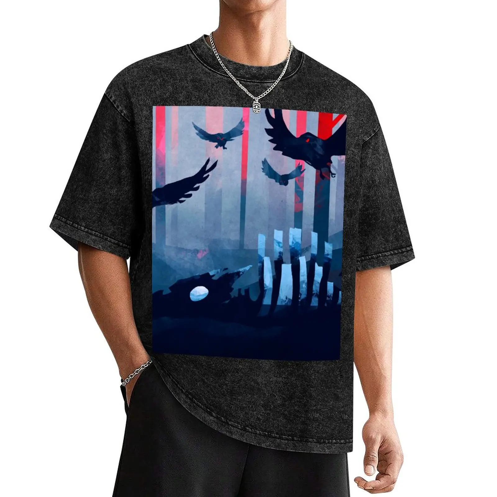 

Blue Stone Landscape T-Shirt essential t shirt anime tshirt plus size clothes mens graphic t-shirts