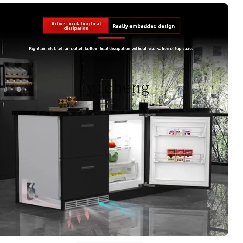 

ZC196L Fully Embedded Horizontal Cabinet Three-Door Frost-Free Inverter First-Class Energy Efficiency Hidden Refrigerator