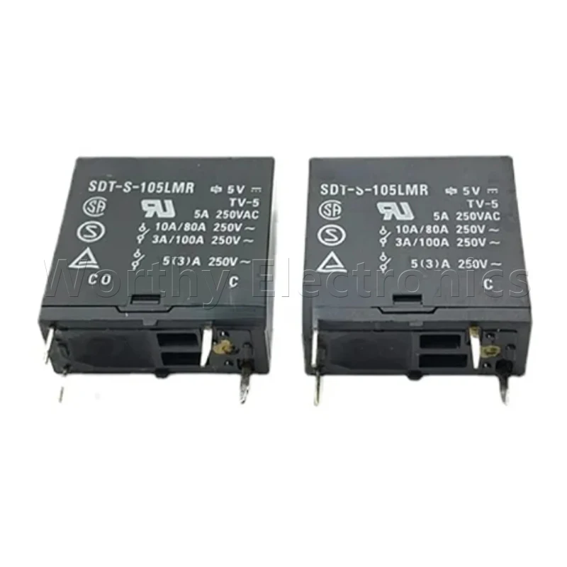 Free shipping 10pcs/lot relay 5VDC 5A 4PIN SDT-S-105LMR SDT-S-105DMR