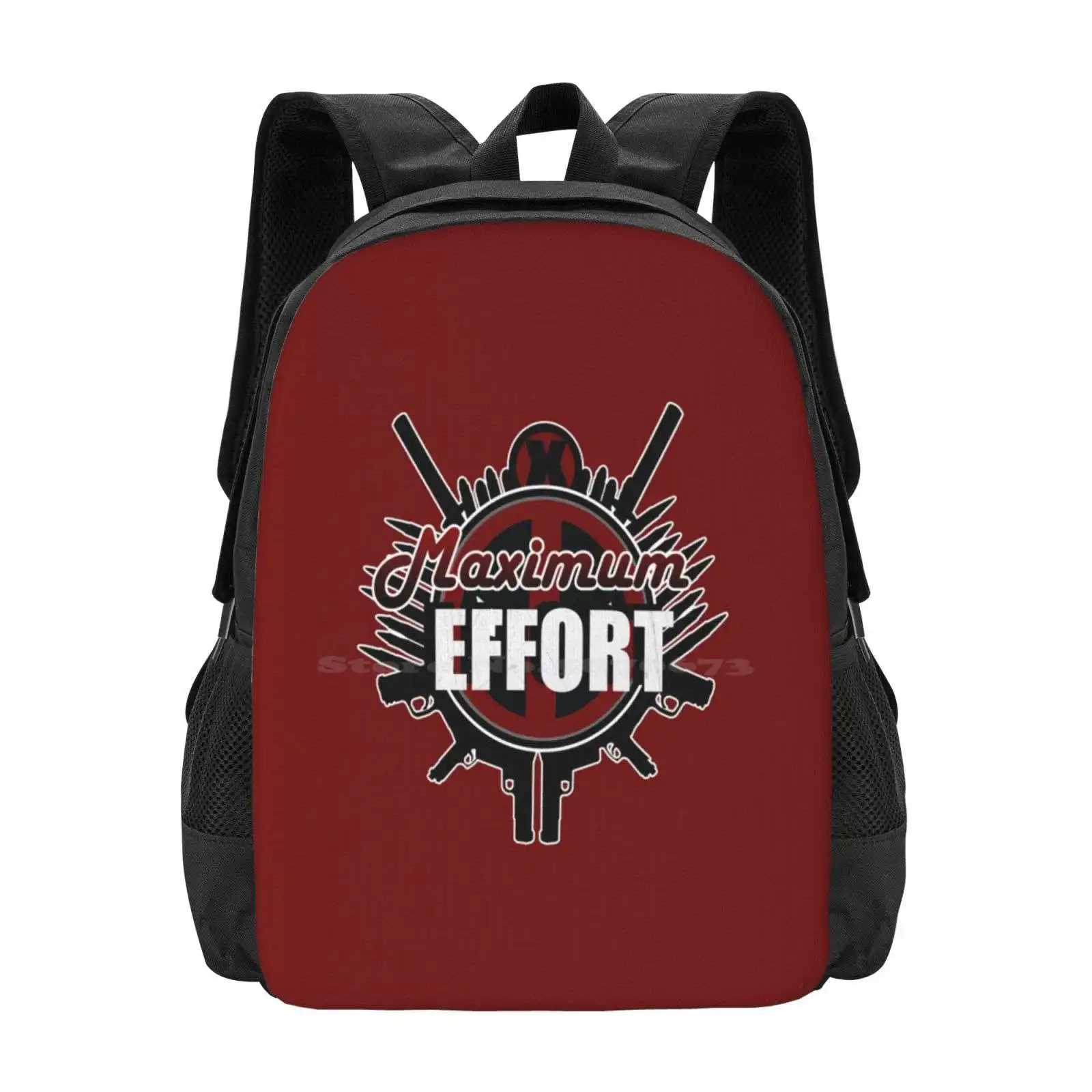 

Рюкзак Effort для студентов, школьная дорожная сумка для ноутбука, фильм X Force Mutant X для мужчин с ртом, Wade Effort Superheroes