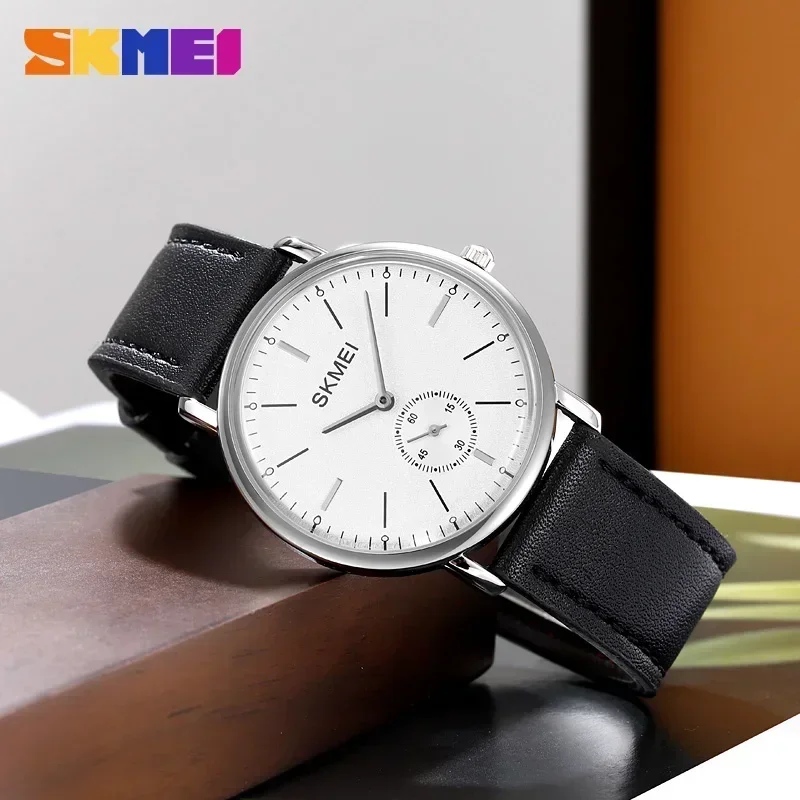 SKMEI 2308 فاخر مقاوم للماء كرونوغراف للصدمات الرياضة رجالي ساعات المعصم ساعة كوارتز ساعة للرجال Relogio Masculino