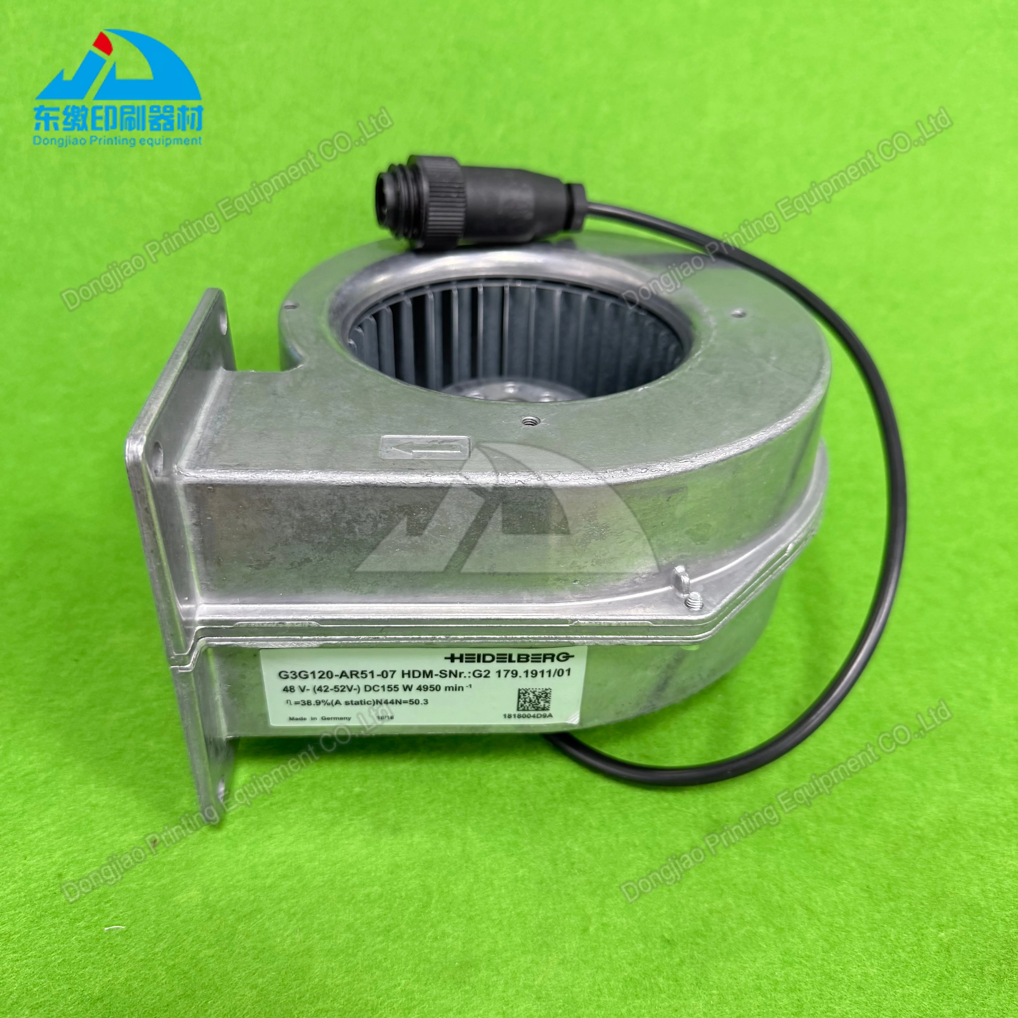 

Оригинальный новый вентилятор G2.179.1911 G3G-120-AR51-07 48 В для офсетного печатного оборудования Heidelberg, запасные части, вентилятор G2.179.1911/01