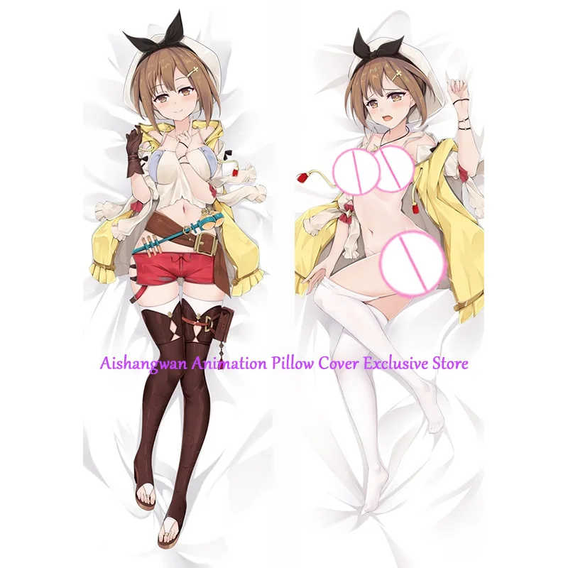 

Dakimakura Anime Pillow Cover Atelier Ryza Double Sided Print 2Way Cushion Bedding Festival Gifts Gifts