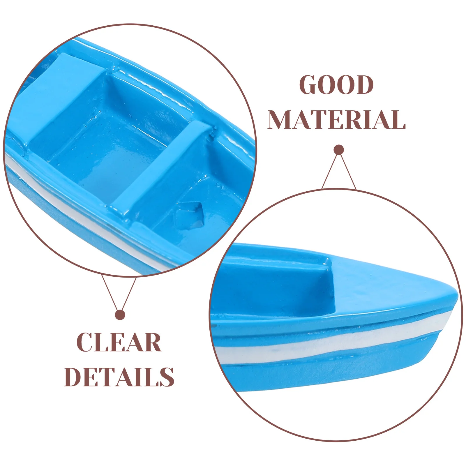 Rames de bateau Micro paysage, 3 ensembles, décor de Simulation artisanal en résine pour Mini bonsaï de jardin, ornement de maison, aménagement de scène