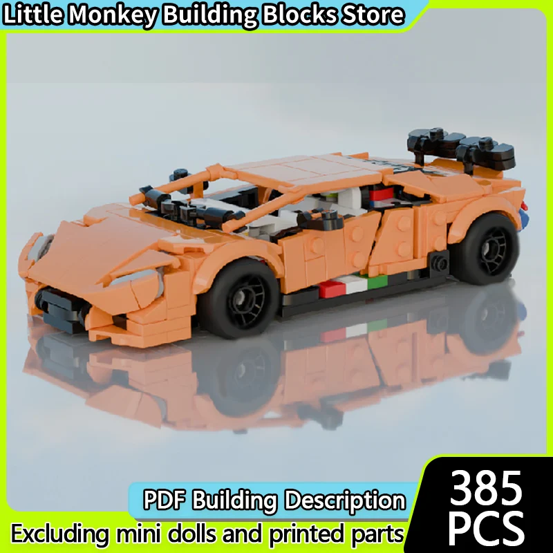 

Speed Racing Car Model MOC Building Bricks Performante Sports Car Modular Technology Children Holiday Gifts Assemble Toys Suit