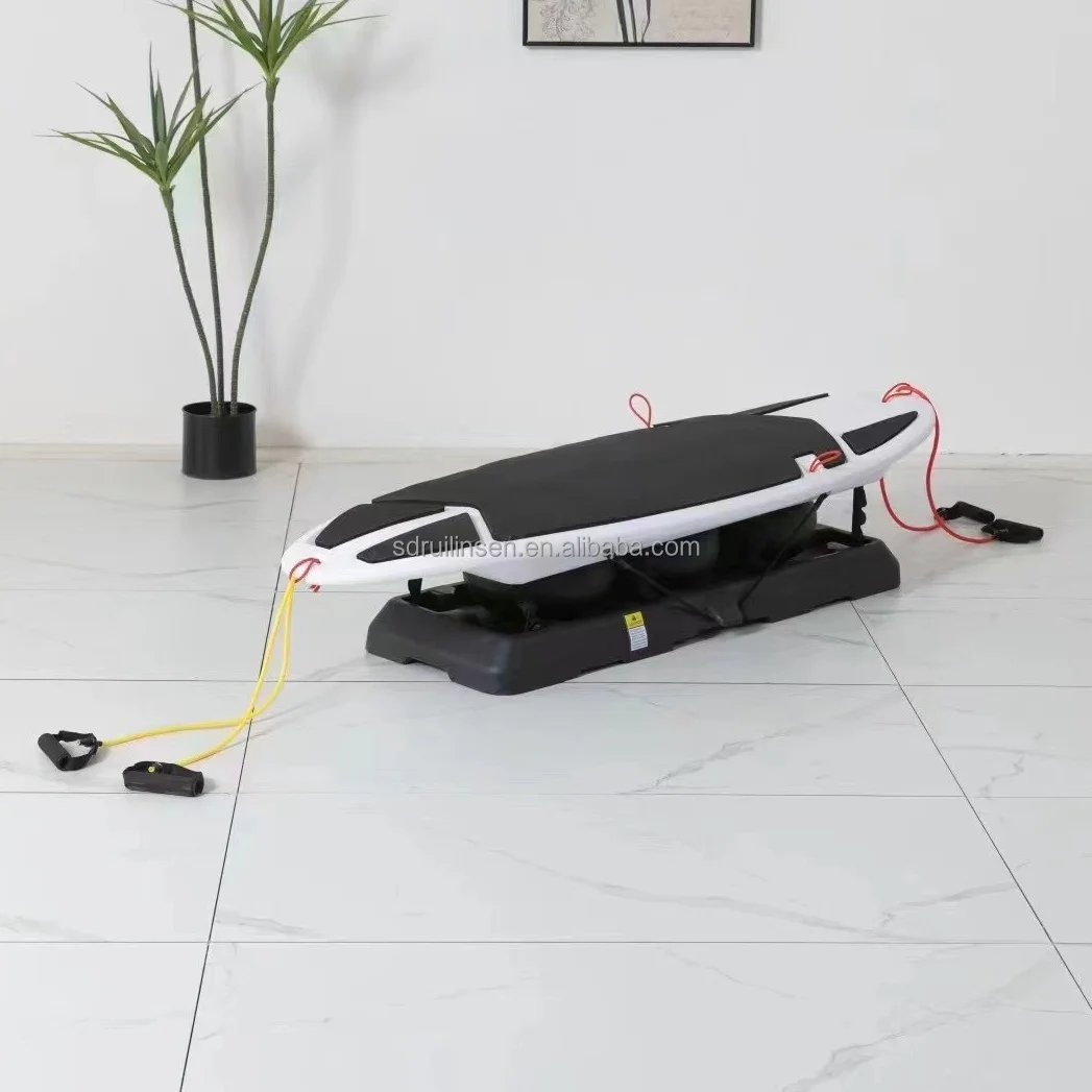 

Indoor Outdoor Surfing With Balance Balls and Non-Slip Stand up Inflatable Paddle Training Balance Surfboard for Gym