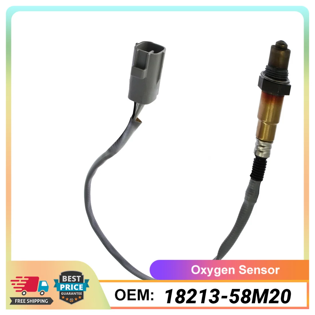 

18213-58M20 Oxygen Sensor 1821358M20 For Vauxhall Agila 2008-2014, Nissan Pixo 2009-2023, Suzuki Swift 2010-2023, Alto 2009-2023