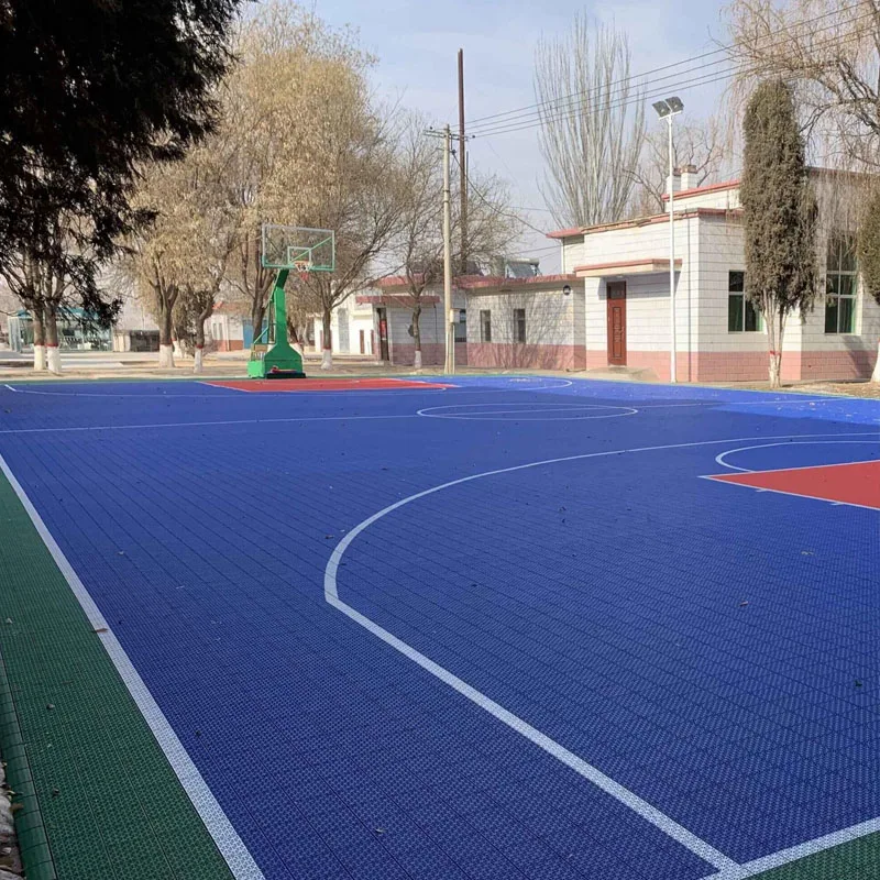 Beable PP Assembly Waterproof Convenient Plastic Outdoor Event Basketball Court Multi Sports Interlocking Flooring For School