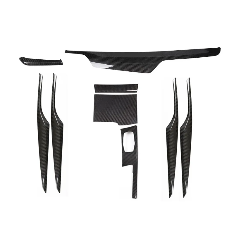 

Suitable for G30 true carbon fiber, interior, automotive interior modification dashboard door panel gear