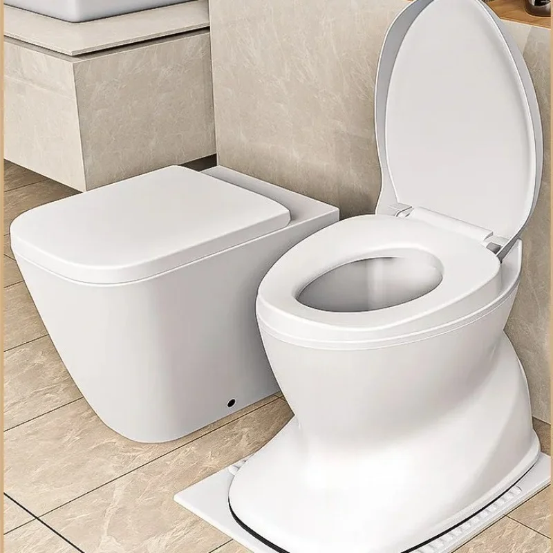 

Portable Travel Commode Chair for Adults Elderly Pregnant, Heavy Duty Bedside Potty with Lid Bucket, Anti-Odor Indoor Camping