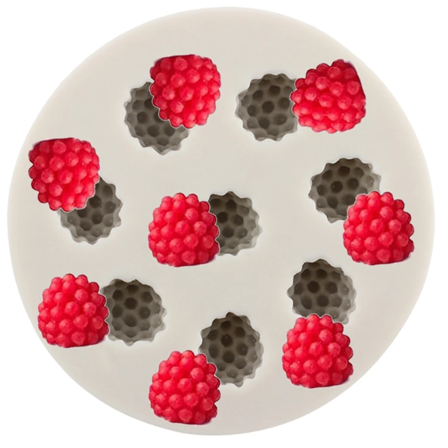 3D Blueberry Raspberry Silicone Molds Cupcake Topper Fondant Cake Decorating Tools Candy Polymer Clay Chocolate Gumpaste Moulds