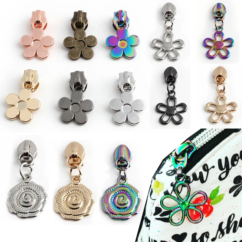 

5/10/20 шт цветок # 5, нейлоновый слайдер, сумка для одежды, карман, сменная швейная головка на молнии, аксессуары для рукоделия «сделай сам»