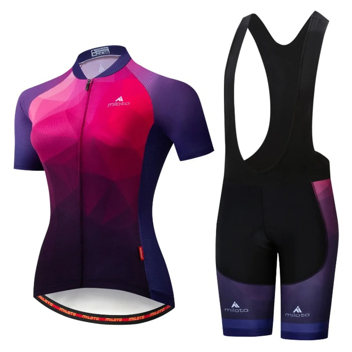 

2024 MILOTO Cycling Jersey Set Women MTB Bike Clothing Women Racing Bicycle Clothes Ropa Ciclismo Cycling Wear Cycling Set