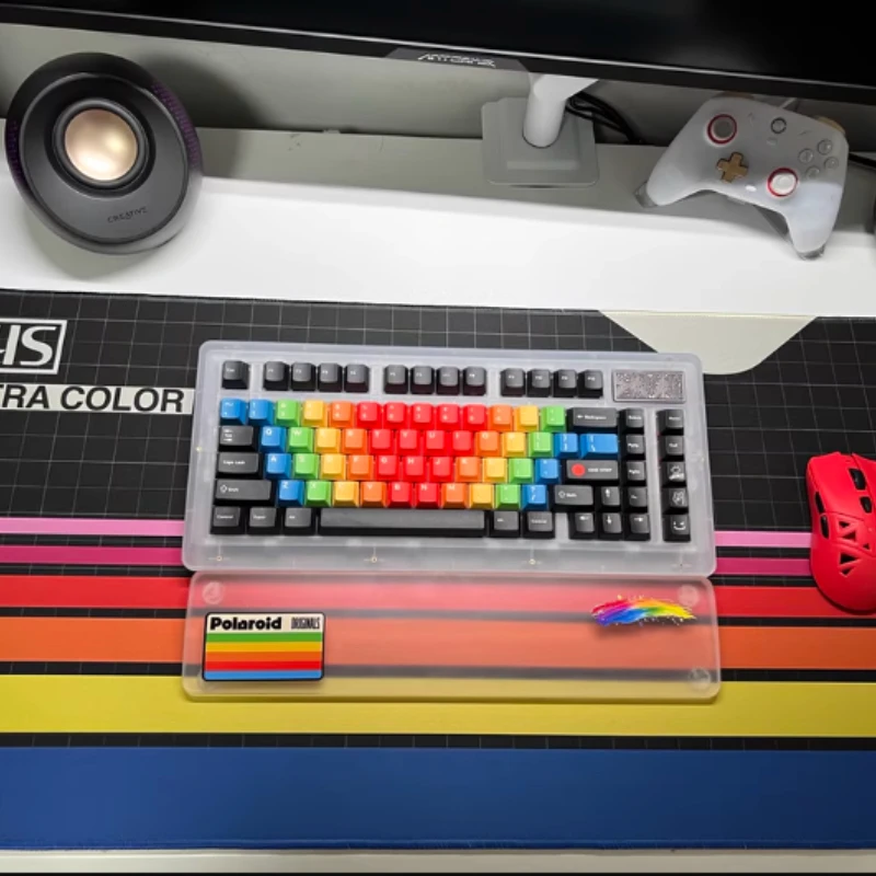 

FBB оригинальные колпачки для клавиш Polaroid «Click» PBT Cherry Profile термосублимационная печать толщиной 1,7 мм магнитный переключатель DIY клавиатура