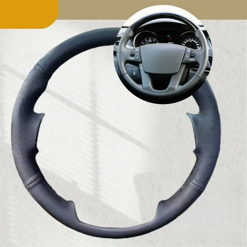 

Car Steering Wheel Cover For Kia Sorento 2009-2014 K7 Cadenza 2011-2015 Artificial Leather Car Accessories Steering Wrap