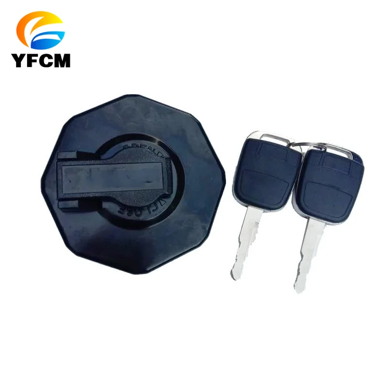 Excavator Parts for JAC Shuailing Junling Kangling Isuzu Aluminum Alloy Fuel Tank Cap Fuel Tank Lock 3704930LE010