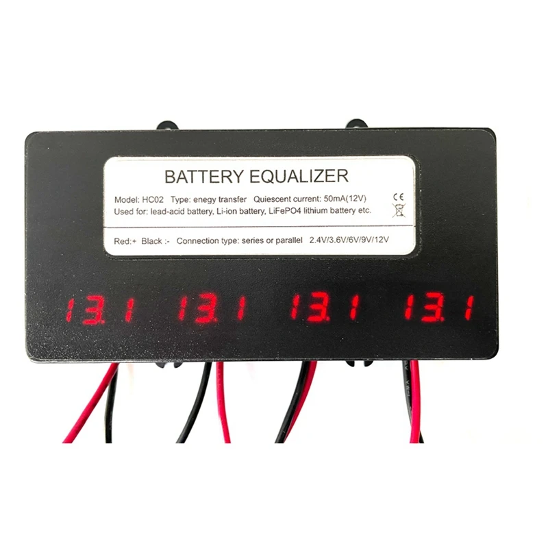 HC02 con Display a LED equalizzatore batteria 10A corrente bilanciatore a tensione attiva Li Li Li-ion Lifepo4 LTO batteria al piombo