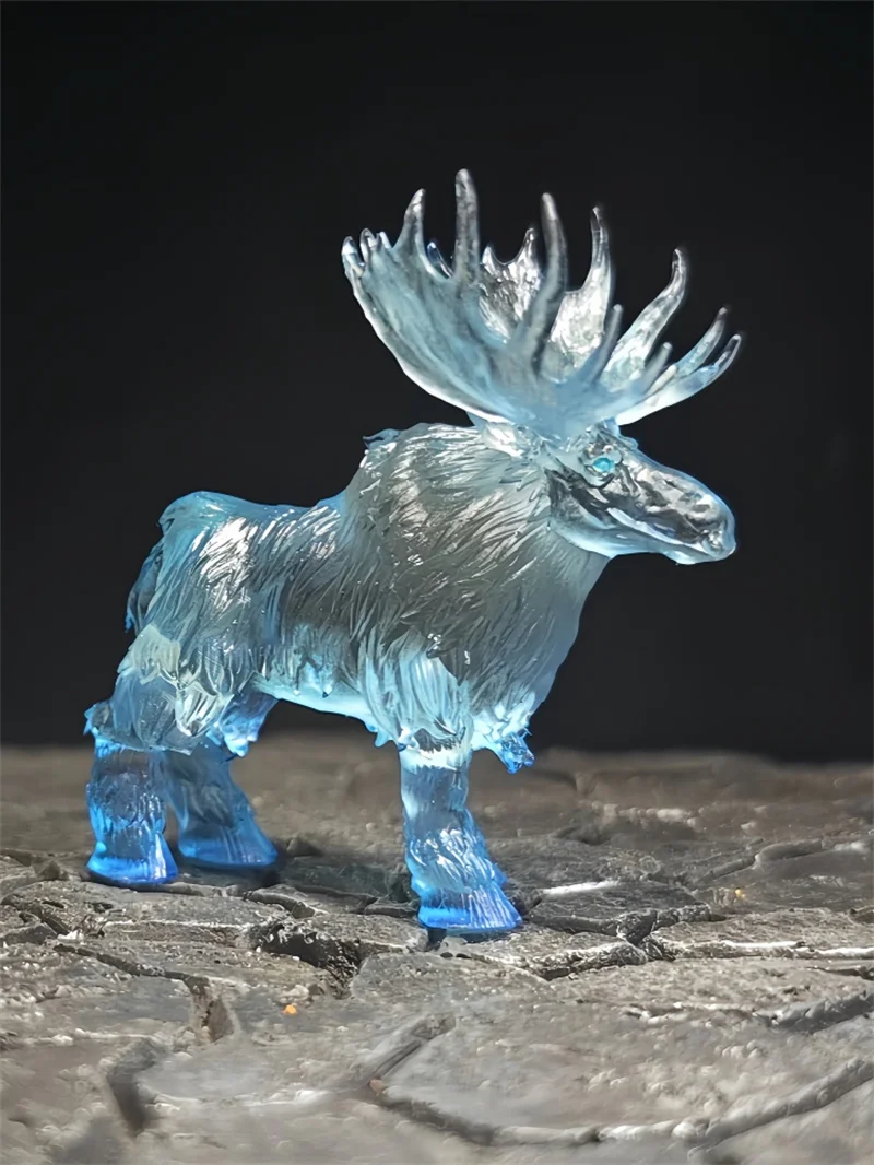 World of Warcraft Figure Hunter Pet Baby Ghost Reindeer Soul Beast Transparent Resin Model War Chess