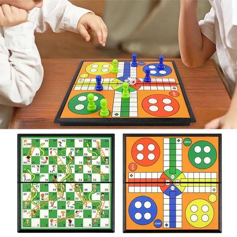 Portable Chess Set Stable Portable Foldable Chess Game For Kids Non Magnetic Educational Board Games Chess Toys For Boys Girls