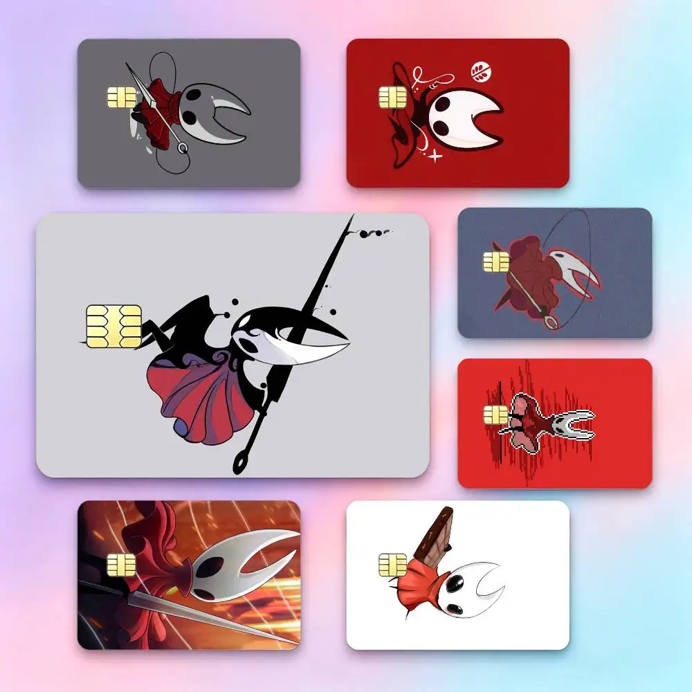 Hollow Knight H-Hornet  Credit Card HD Stickers Small Chip Waterproof Sticker Game Card Decal Gift