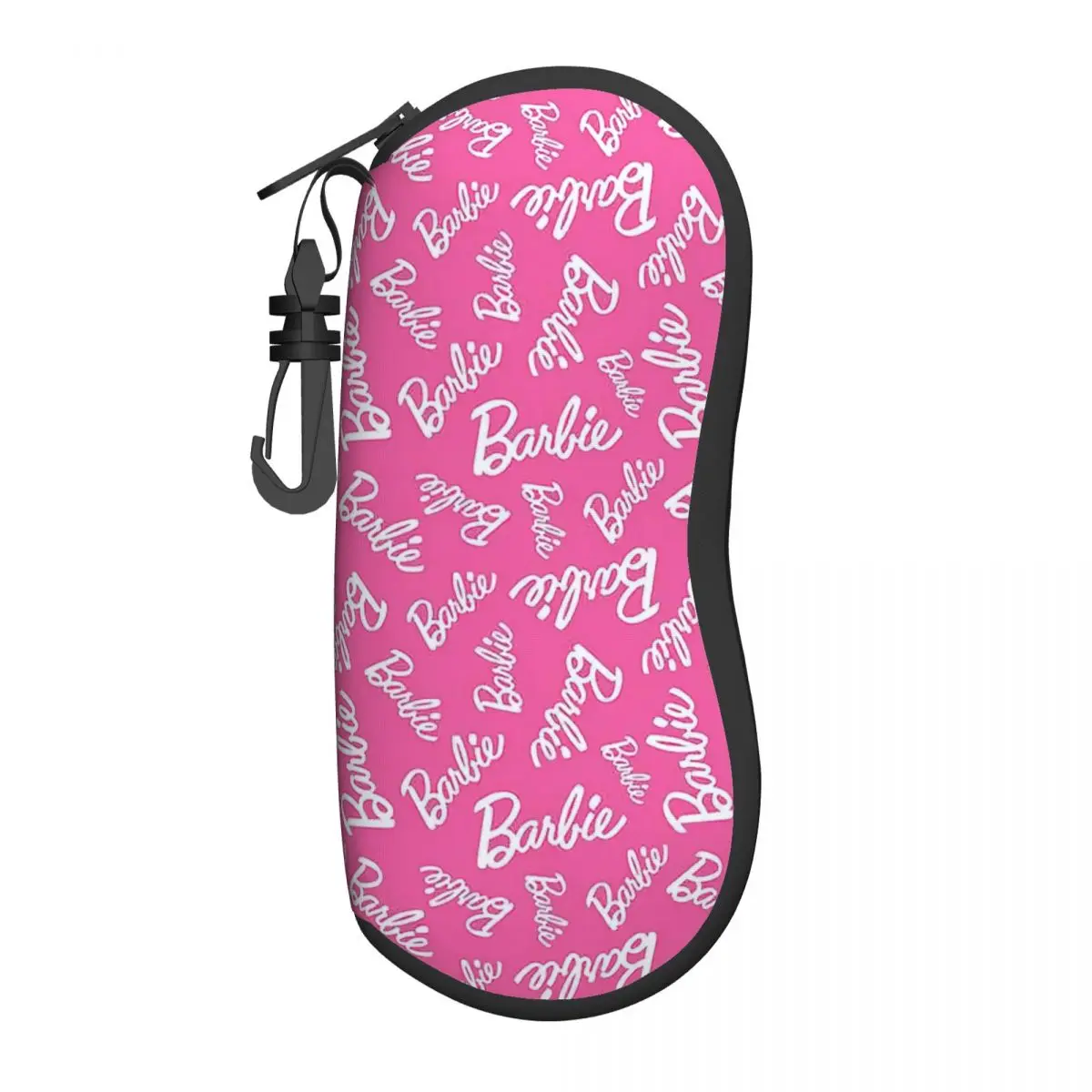 Pink Barbi Pattern Glasses Case Travel Box Eyewear Storage Box Anti-Pressure Glasses Box