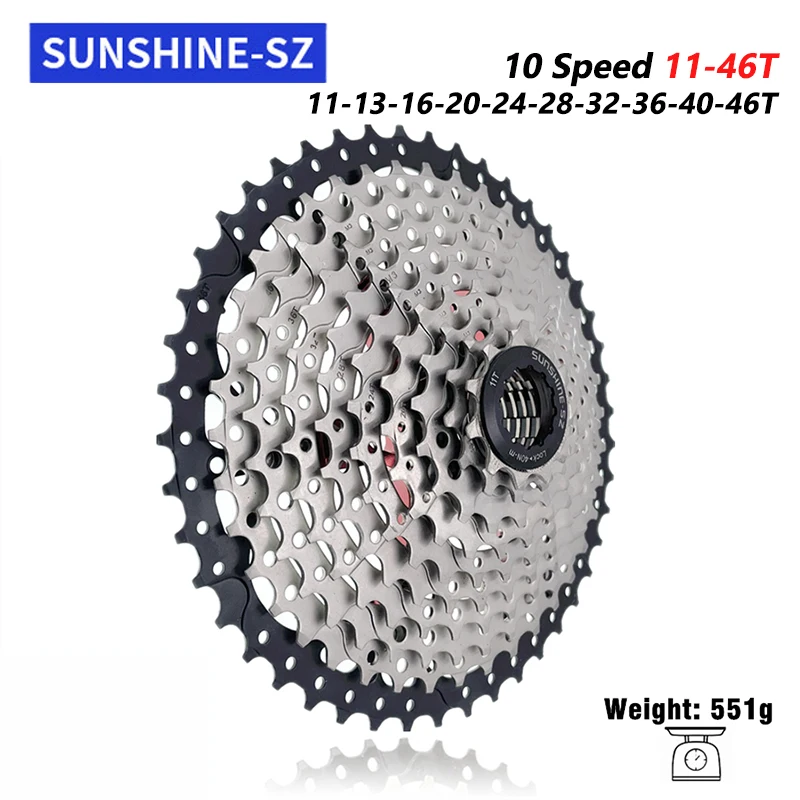 LTWOO T7 MTB Bike 1x10 Speed Kits L-Lock Cage Fixed Stabilize Damping Rear Derailleur SUNSHINE Cassette X10 Chains