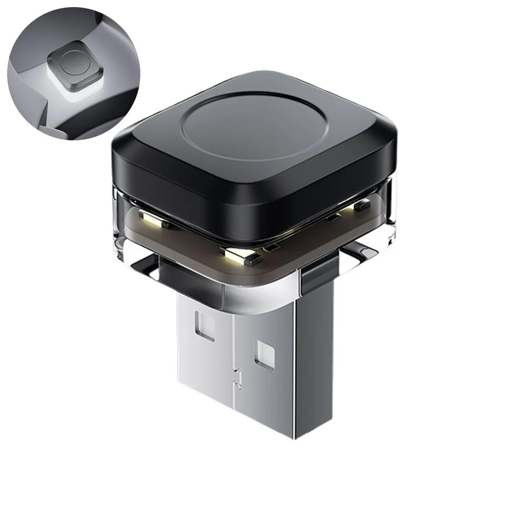 Автоматическое атмосферное освещение, светодиодная лампа для чтения, регулируемая яркость, компактная и легкая для всех автомобилей, энергосберегающая USB-светильник