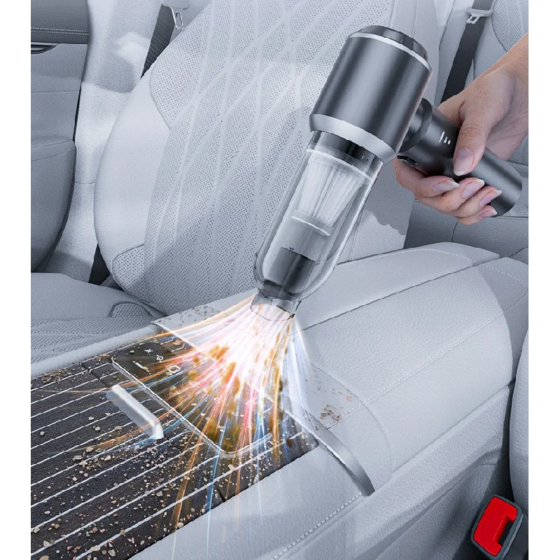 Portable Wireless High Power Vacuum Cleaner For Car & Home Strong Suction Handheld Wet Dry Air Gun Cleaning Machine