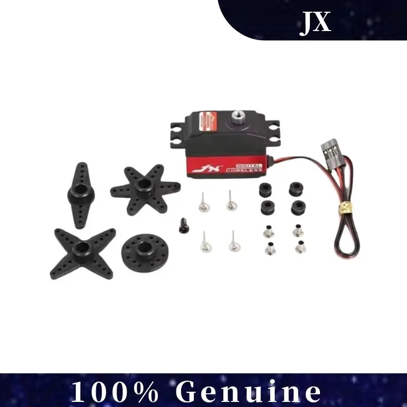 

JX Servo PDI-2506MG 6,6 кг Цифровой сервопривод без сердечника с металлической шестерней для радиоуправляемого автомобиля, вертолета 450/500, самолета с неподвижным крылом, высокий крутящий момент