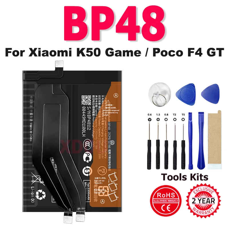 

Аккумулятор XDOU BP48 для Xiaomi Redmi K50, Аккумуляторы для игровых телефонов, инструменты для выдачи