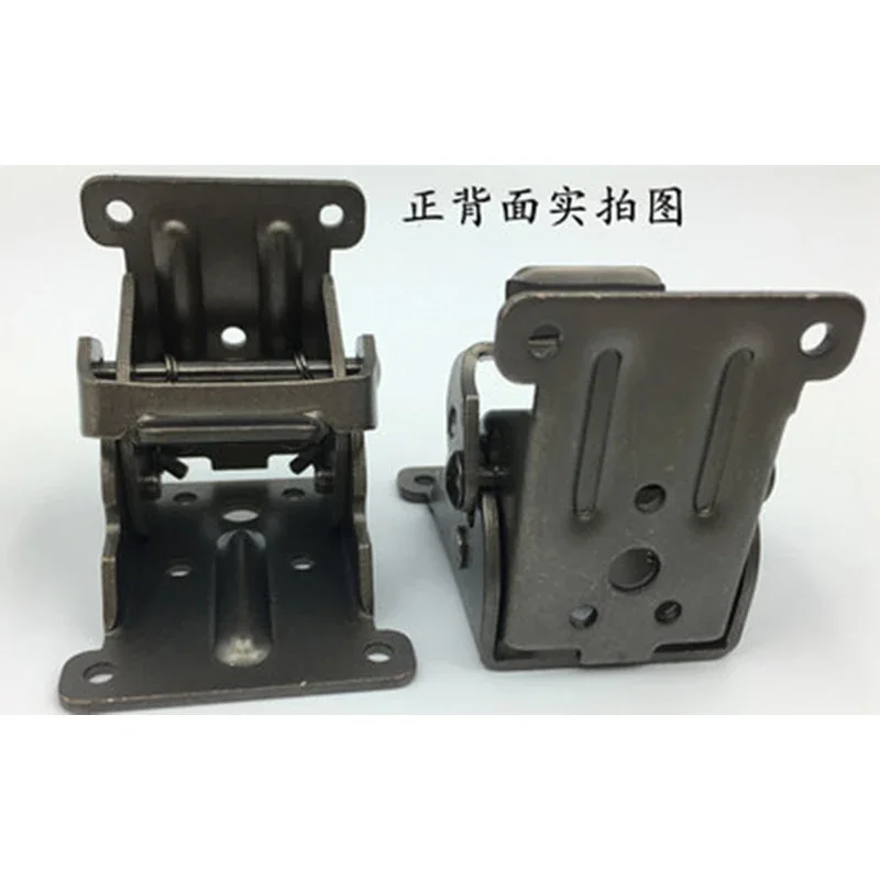 4Pcs Collapsible Support Frame Self-Locking Hinge Table Leg Fittings And Gussets - For Folding Legs Folding Workbench