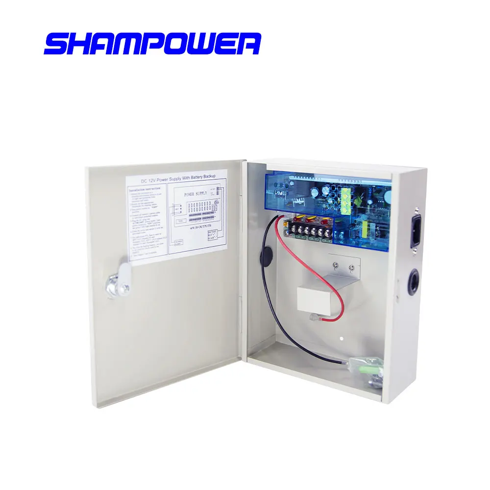 DC12V 5A 10A 15A 20A 30A UPS Power Supply Box 12V UPS support battery For All Kinds of Electric Door Lock With Time Delay