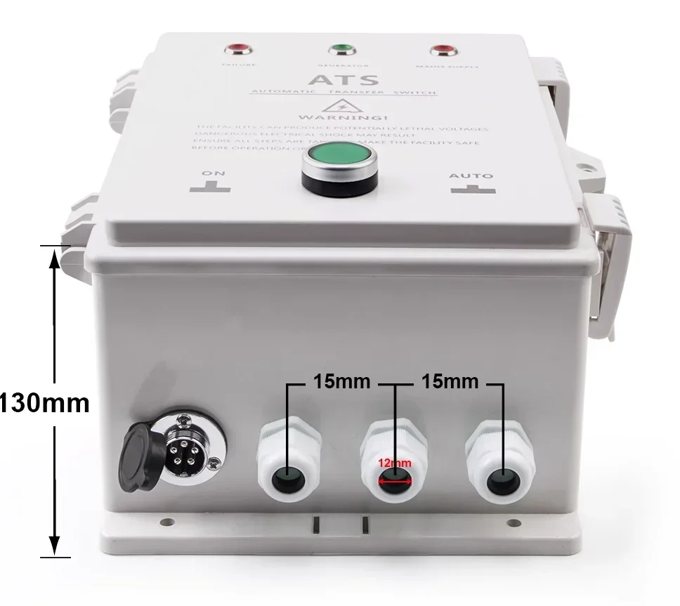 POWER 2p 3p 4p ATS 63A 125A Generator ATS Controller Automatic Transfer Switch Dual Power