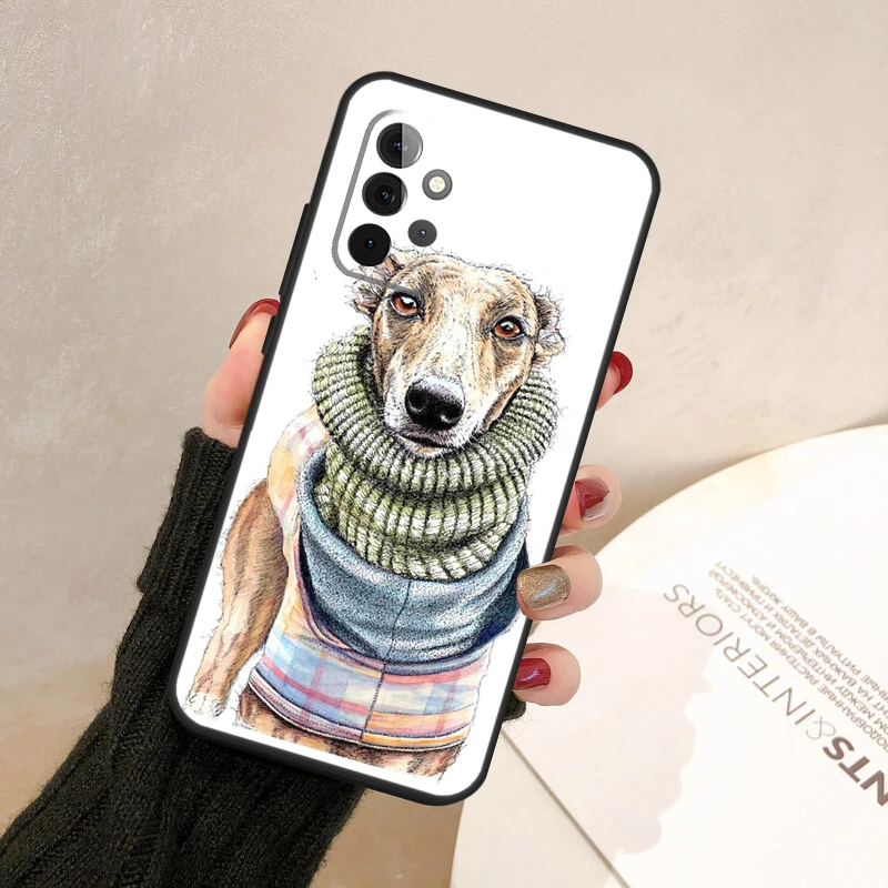 Galgo Greyhound Dog Case For Samsung Galaxy A14 A34 A54 A12 A22 A32 A52 A72 A13 A23 A33 A53 A73 A31 A51 A71