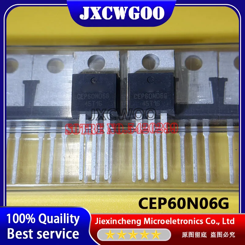 (10-50Pieces)  CEP60N06G CEP60N06 TO-220 60V 60A MOSFET New orignal