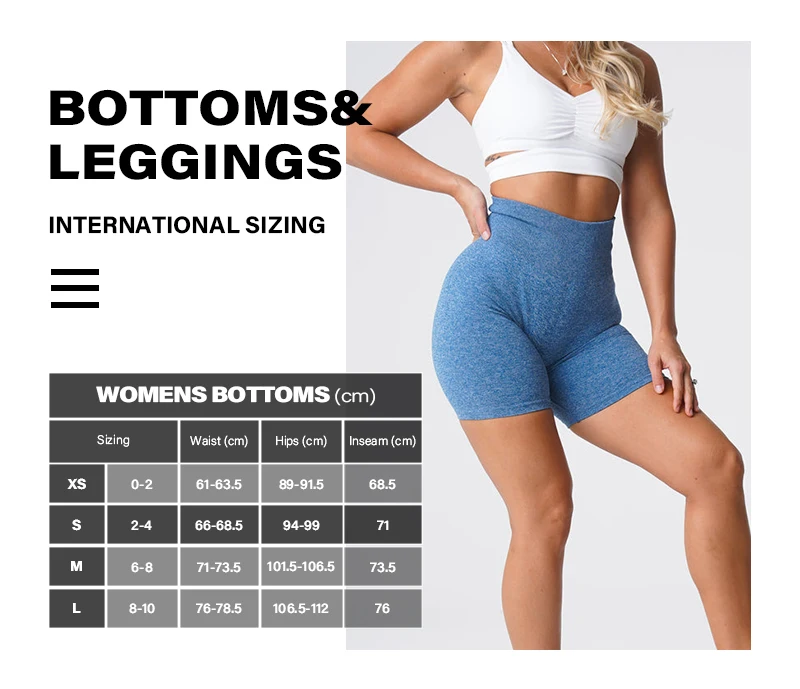 Nvgtn Seamless Shorts de fitness para mulheres, elastano, elástico, respirável, hip-lifting, corrida, esportes, corrida