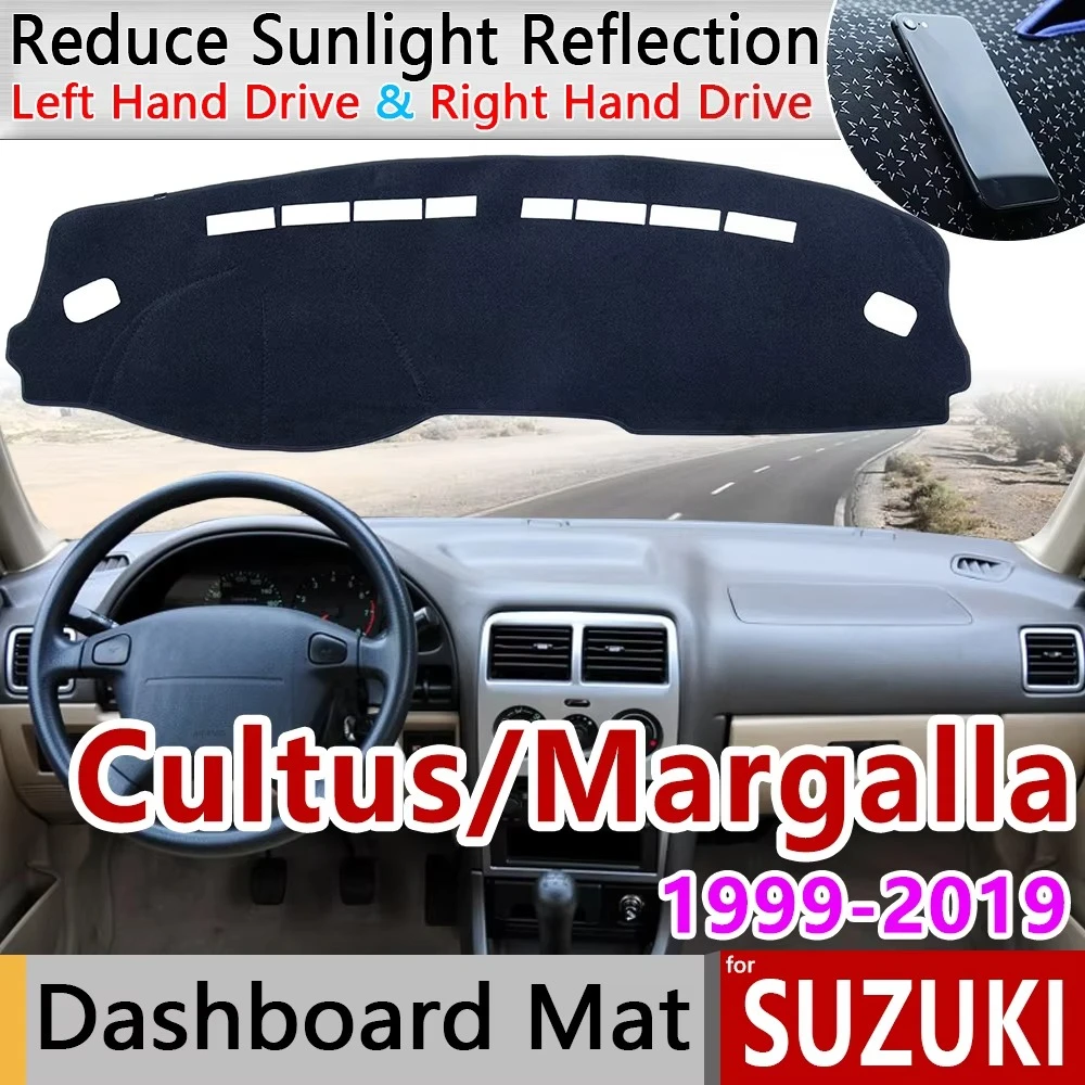 For Suzuki Cultus Swift Amenity Esteem Margalla 1999~2019 Anti-Slip Mat Dashboard Cover Pad Sunshade Dashmat Car Accessories Rug