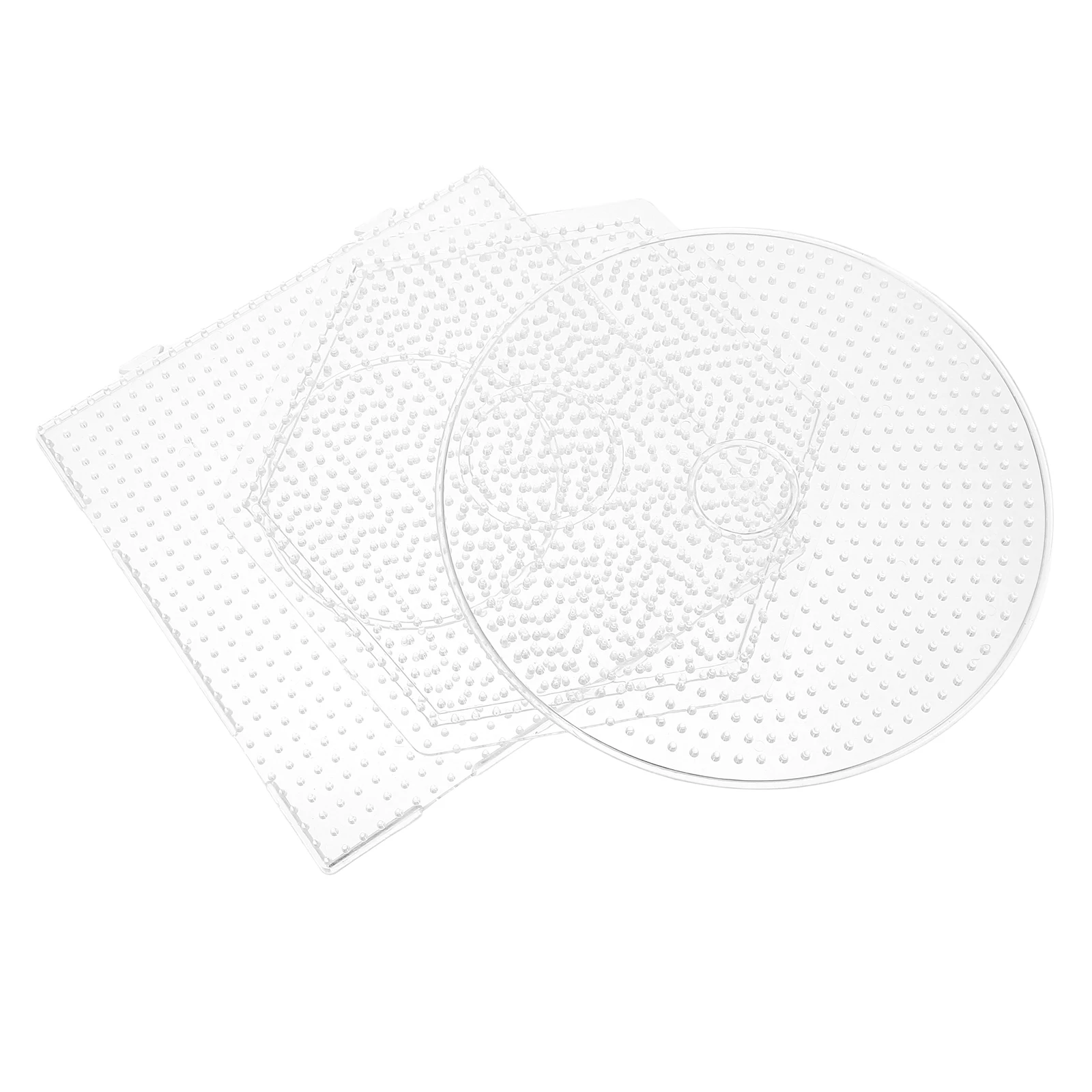 

3pcs Beads Boards Large Square Hexagon Diy Educational Tool Pegboards Kids Craft DIY Tool Plastic Jewelry Making Accessories