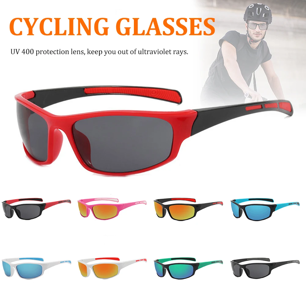 Outdoor Cycling Sunglasses Polarized Lens UV400 Protection Windproof Glasses Goggles Sports Eyewear For Men Women