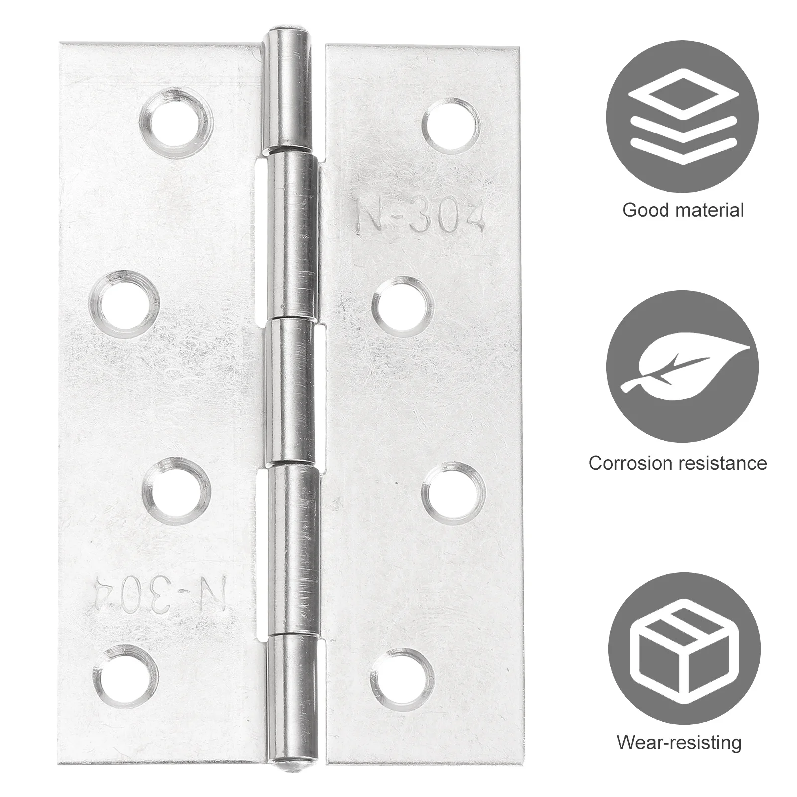 

6pcs Small Hardware Fittings Stainless Steel Door Window Hinge For Home Bedroom Ball Bearing Hinge Durable Use